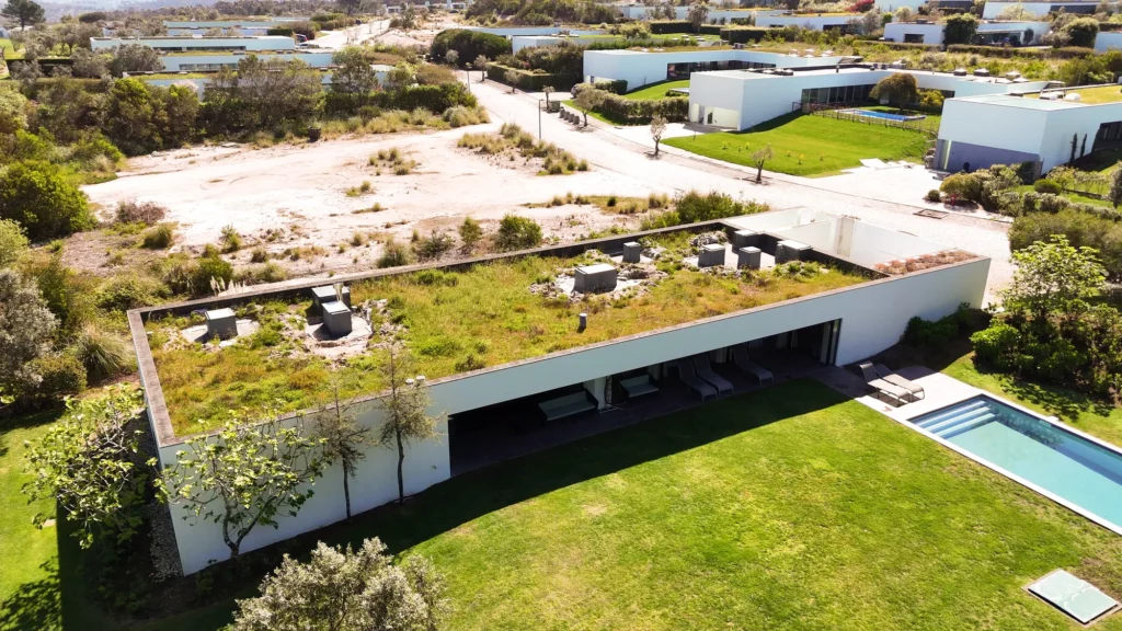 Otra vista dron de la villa en Bom Sucesso Resort - Óbidos - Portugal