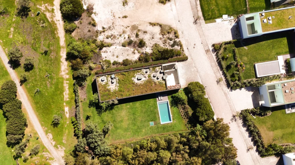 Otro punto de vista dron de la villa en Bom Sucesso Resort - Óbidos - Portugal