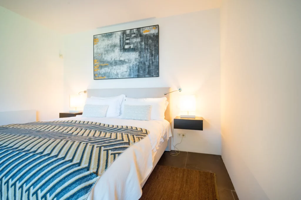 Suite azul de la villa Bom Sucesso en Óbidos Portugal