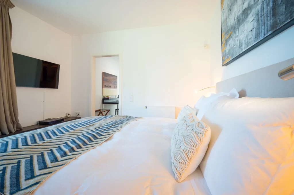 Suite azul de la villa Bom Sucesso en Óbidos Portugal