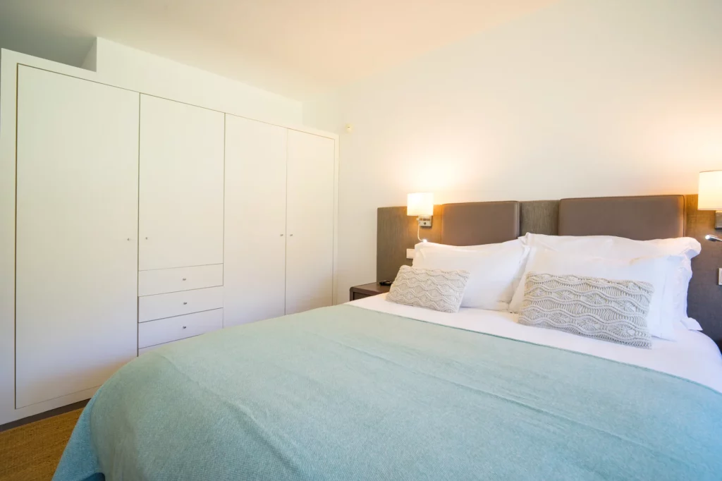 Suite verde de la villa Bom Sucesso en Óbidos Portugal